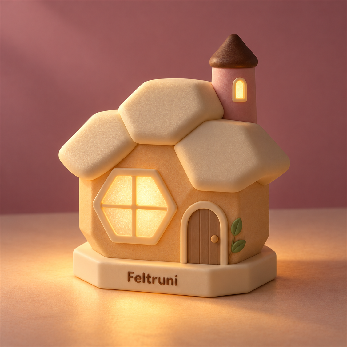 Feltruni Honeycomb Roof Cottage Night Light